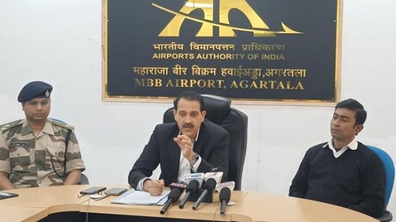 MBB Airport Director held a press meet. TIWN Pic Dec 10 MBB Airport Director held a press meet. TIWN Pic Dec 10